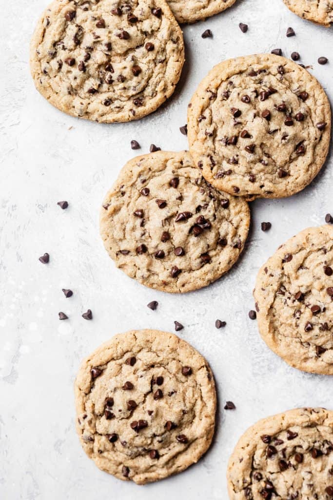 peanut butter cookies taken with a 50mm lens