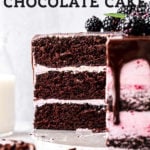 blackberry cake pinterest graphic