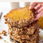 pumpkin bread pinterest graphic