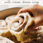 cinnamon rolls pinterest graphic