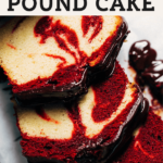 red velvet pound cake pinterest graphic