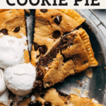 peanut butter cookie pie pinterest